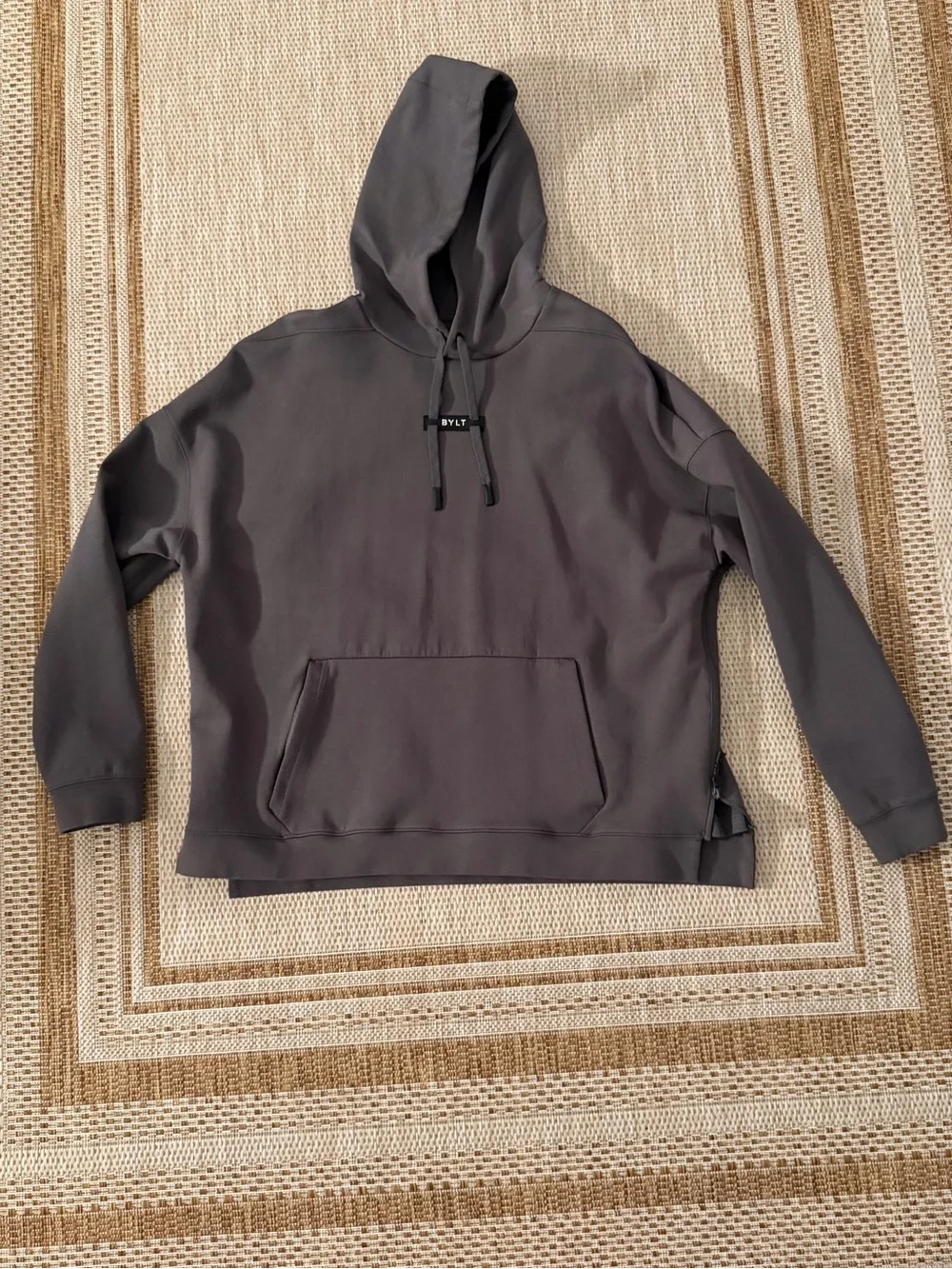 BYLT ROAMKNIT ADAPT HOODIE CHARCOAL Sz XL